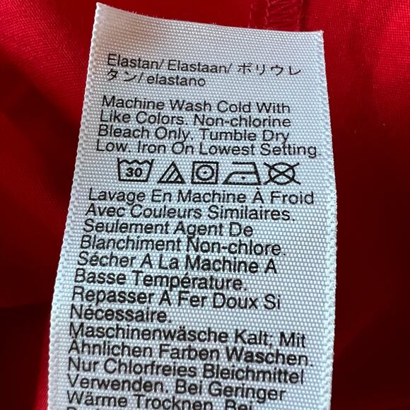 J Crew Mixy Dress Strapless XS Red FLAWS - Picture 8 of 16